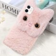 thumbnail image 5 of Étui de Téléphone Chat en Peluche, Étui Protecteur de Téléphone Adorable, Compatible avec iPhone 12 mini, 5 of 5