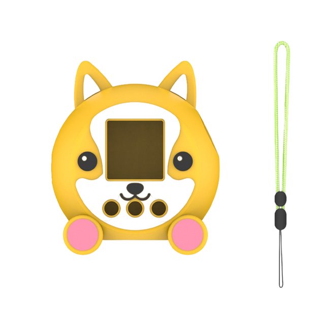 Maytalsory Housse de Protection Mignonne et Colorée pour Jouet Interactif pour Animal de Compagnie Coque en Silicone Protège Interactif Jaune