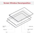 thumbnail image 2 of YSTIANN 24"x32" Magnetic Window Screen - DIY Fiberglass Mesh with Grey Net, Adjustable Frame for House Windows WJ85-3648, 2 of 7