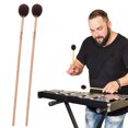 thumbnail image 1 of Marimba Stick Mallets, Exquisite Workmanship Exquisite Xylophone Mallets, Super Wear-Resistant for Musician Player Coffee,Purple, 1 of 7
