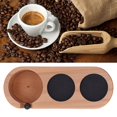thumbnail image 4 of Tamper Station Wooden Base, Healthy Secure Paint Treatment Beech Coffee Filter Tamper Holder  For Cafe, 4 of 8