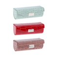 thumbnail image 1 of lionlar Leather Lipstick Case Holder Storage Box with Mirror for Purse +Leather Lipstick Case Holder Storage Box with Mirror for Purse +Leather Lipst , Greyish Greyish Green and Brown and Red, 1 of 9