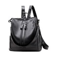 thumbnail image 3 of Simulated Leather Backpack Purse for Women: Fashion Ladies Convertible Backpack Designer Shoulder Handbag for Travel Waterproof Daily Use, 3 of 9