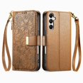 thumbnail image 3 of Flip Case for FOXDOCK Samsung Galaxy A16 Wallet Function Floral Embossed Gift Choice Full Protection Kickstand Viewing, 3 of 6