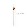 thumbnail image 3 of Clearance! 50pc Bamboo Pick Buffet Fruit Fork Party Dessert Stick Cocktail Skewer, 3 of 8