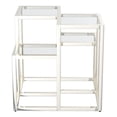 thumbnail image 3 of Table d'Appoint Contemporaine en Métal et Verre - Argent, 3 of 7