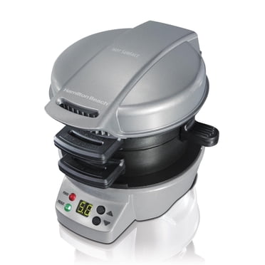 Hamilton Beach Breakfast Sandwich Maker with Timer, Electric Breakfast Sandwich Maker (25478RC)