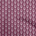 thumbnail image 1 of oneOone Polyester Spandex Magenta Fabric Asian Block Print Craft Projects Decor Fabric Printed By The Yard 56 Inch Wide, 1 of 4