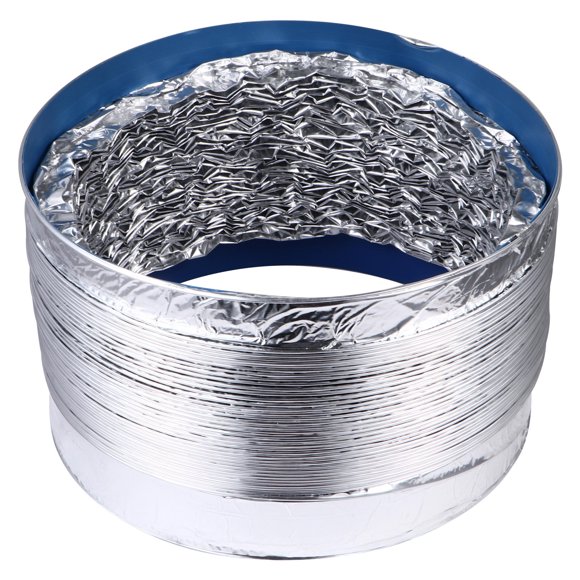 VERDANVERSE Gaine Flexible en Papier D\'aluminium pour Ventilation de Cuisine 1 Pcs