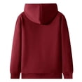 thumbnail image 4 of LOVZFMLL Winter Jackets for Women Fashionable Printed Fleece Hooded Sweatshirt Jacket, 4 of 4