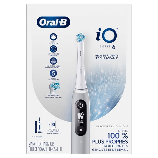 【新品未開封】Oral-B iO Series 6 グレーオパール Oral-B iO Series 6 Electric Toothbrush with Brush Head, Gray Opal