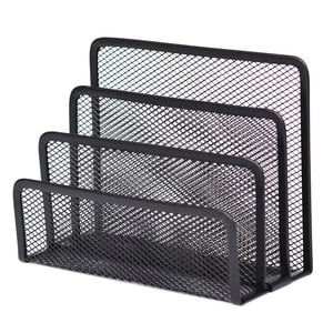 Organisateur de bureau pour les organisateurs de bureau et les accessoires avec 6 Compartiments La collection Mesh,Lopier pour Pencil,Aliments de bureau,et Accessoires,Parfait pour la maison Bureau ou College Dorm Room