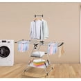 thumbnail image 1 of Mainstays Folding Clothes Drying Rack for Clothes, 28.7inWx14.6inDx45.3inH, 1 of 8