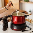 thumbnail image 2 of Swissmar Arolla Ensemble de Fondue Électrique 10 Pcs / Rouge, Casserole en Acier Inoxydable, 2 of 9