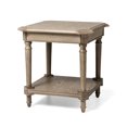 thumbnail image 1 of Maven Lane Pullman Table d'Appoint Carrée Traditionnelle en Bois, Fini Gris Vieilli, 1 of 6