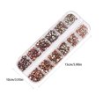 thumbnail image 3 of QualitChoice 1 Bag Glass Crystal Special-shaped Eye-catching Flat Bottom Easy to Paste Perfect Match Nail Rhinestones for Mobile Phone Type 6 1Set, 3 of 6
