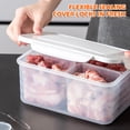 thumbnail image 3 of AMERTEER Airtight Food Storage Containers 4-Cup Rectangle Containers Freezer Storage Box Kitchen Cabinet Organizer Freezer to Microwave Oven Safe Food Storage Containers with Locking Lids, 3 of 11