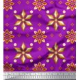 thumbnail image 1 of Soimoi Poly Georgette Fabric Dot & Floral Decorative Print Fabric by the Yard 52 Inch Wide, 1 of 3