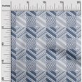 thumbnail image 1 of oneOone Georgette Viscose Fabric Stripe Geometric Print Sewing Fabric BTY 42 Inch Wide, 1 of 1