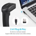 thumbnail image 4 of TFixol MJ-1400DA Wireless 2D Barcode Scanner 2.4G USB Plug & Play, 4 of 6