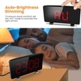thumbnail image 3 of fastboy Réveil de Table Numérique Radio FM Mode Répétition Chambre Hôtel Affichage LED Réveil avec Port USB, Affichage Rouge, 3 of 7