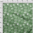 thumbnail image 3 of oneOone Velvet Forest Green Fabric Travel Craft Projects Decor Fabric Printed By The Yard 58 Inch Wide, 3 of 5