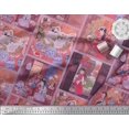 thumbnail image 2 of Soimoi Polyester Crepe Fabric Flower Vase,Cat & Girl Patchwork Decor Fabric Printed Yard 52 Inch Wide, 2 of 3