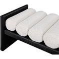 thumbnail image 4 of Meridian Furniture Waverly Cream Bench, 4 of 6