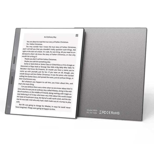 TUTT eReader 5.76” Touchscreen | 32 + 128GB (SD Card) Protective Case | E-ink Ultra Light & Slim E3