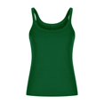 thumbnail image 1 of Yuyuzo Plus Size Tank Tops for Women Ribbed Knit Sleeveless Crop Tops Round Neck Slim Fitted Soft Base Layer Camis Tees, 1 of 5