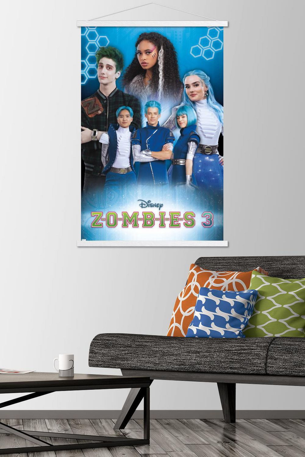 Disney Zombies 3 - Group Wall Poster with Pushpins