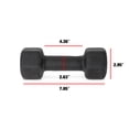 thumbnail image 4 of CAP Barbell, Black Neoprene Dumbbell, 6lb Single, 4 of 4