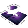 thumbnail image 3 of Yhmxh Bathroom Rugs Bathroom Super Absorbent Bats Floor Mat Three-piece Bathroom Non-slip Mat U-shaped Floor Mat Toilet Seat Mat Living Room Rug Bath Mat, 3 of 6