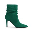 thumbnail image 3 of BLISSFUL STEP Bottines à Talons Aiguilles à Bout Pointu pour Femmes Vert 9, 3 of 7