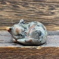 thumbnail image 2 of Natural Quartz Crystal Sleeping Cat Decoration Crystal Cat Sleeping Statue 2 Inch Opal Cat Crystal Statue Statue For Home Meditation, 2 of 9