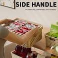 thumbnail image 4 of Yhmxh Closet Organizers and Storage Storage Basket Plastic Storage Basket Storage Basket Tabletop Miscellaneous Items Snack Storage Frame Bath Basket Vegetable Basket Kitchen Storage Box A Boxs, 4 of 9