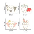 thumbnail image 2 of LYMAYTER Exquisite Tooth Badge Cartoon Oral Enamel Pin - Funny Tooth Shape, for Dentist Lapel, 2 of 7