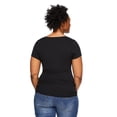 thumbnail image 3 of Paisley Sky Maternity Short Sleeve V-Neck Tee, 3 of 6