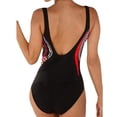 thumbnail image 2 of GZWYHT Maillots de Bain une Pièce pour Femmes Maillot de Bain Femme Femme Dos Nu Imprimé Tenue de Plage Maillot de Bain une Pièce Ensemble Bikini Maillots de Bain pour Femmes aux Formes Maillot de Bain pour Femme Rouge TTG, 2 of 5