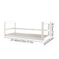 thumbnail image 3 of EGNMCR Pantry Organization Basket Bathroom Storage Basket Under Shelf Basket Cupboard Storage Baskets Under Cabinet Storage Adjustable Baskets For Kitchen And Bathroom Storage rack, 3 of 6