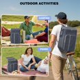 thumbnail image 4 of Retro Checkerboard Cooler Backpack - 20L High-Capacity Insulated Lunch Bag for Camping, Hiking & Outdoor Fun, 4 of 5