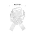 thumbnail image 2 of Unique Bargains 16 Inch Extra Large Pull Bow Car Gift Wrapping Bows Ribbon for Wedding Car Baskets Big Gift Bow, White, 2 of 7