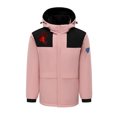 thumbnail image 1 of RXIRUCGD USB Intelligent Constant Temperature Heated Windproof Plus Size Coat For Men And Women Winter 4 Heated Jacket Coat( Pink, Size:S ), 1 of 3