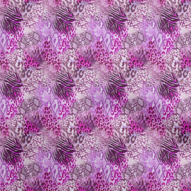 oneOone Georgette Viscose Fuschia Pink Fabric Animal Skin Sewing Craft Projects Fabric Prints By Yard 42 Inch Wide