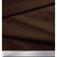 thumbnail image 2 of Soimoi Brown polyester Crepe Fabric Solid Sewing Fabric Yard 42 Inch Wide, 2 of 5