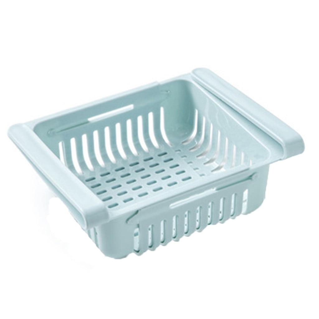 Pull-out Refrigerator Storage Holder Glass Food Storage Containers for Pantry Kitchen Decorations 3 Cup Glass Storage Containers with Lids Flat Storage Containers Food Can Organizer for Pantry