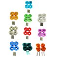 thumbnail image 2 of Ruiboury 4pack/lot 12mm Wheel Hub Adapter 5mm Thick For Axial Rock Racer AX90026 Crawler Desert Buggy Upgraded Silver, 2 of 6