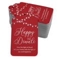 thumbnail image 1 of Inkdotpot Happy Diwali Bottle Tag Real Silver Foil Favor Hang Tags 50 Pcs, 1 of 6
