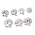 thumbnail image 1 of Fdit Accessoires de Montre Remplacement de Couronne de Montre, Alliage de Remplacement de Couronne de Montre 7pcs Différentes Tailles Outils de Réparation de Montre Portables Robustes, 1 of 8