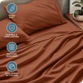 thumbnail image 4 of Bare Home Premium 1800 Collection 3-Piece Bed Sheet Set, Twin, Terracotta, 4 of 10